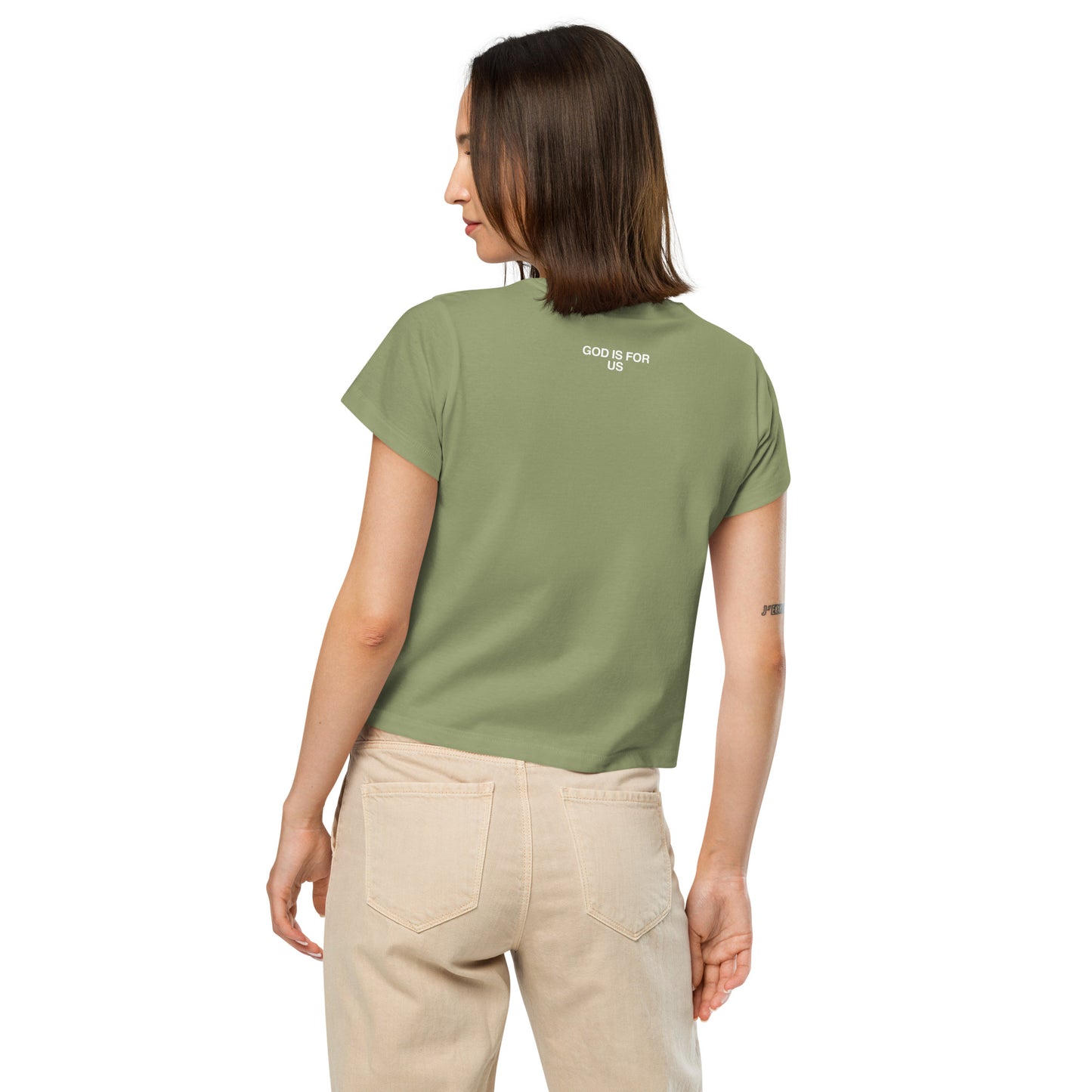 The High-Waisted Tee - GOD IS FOR US