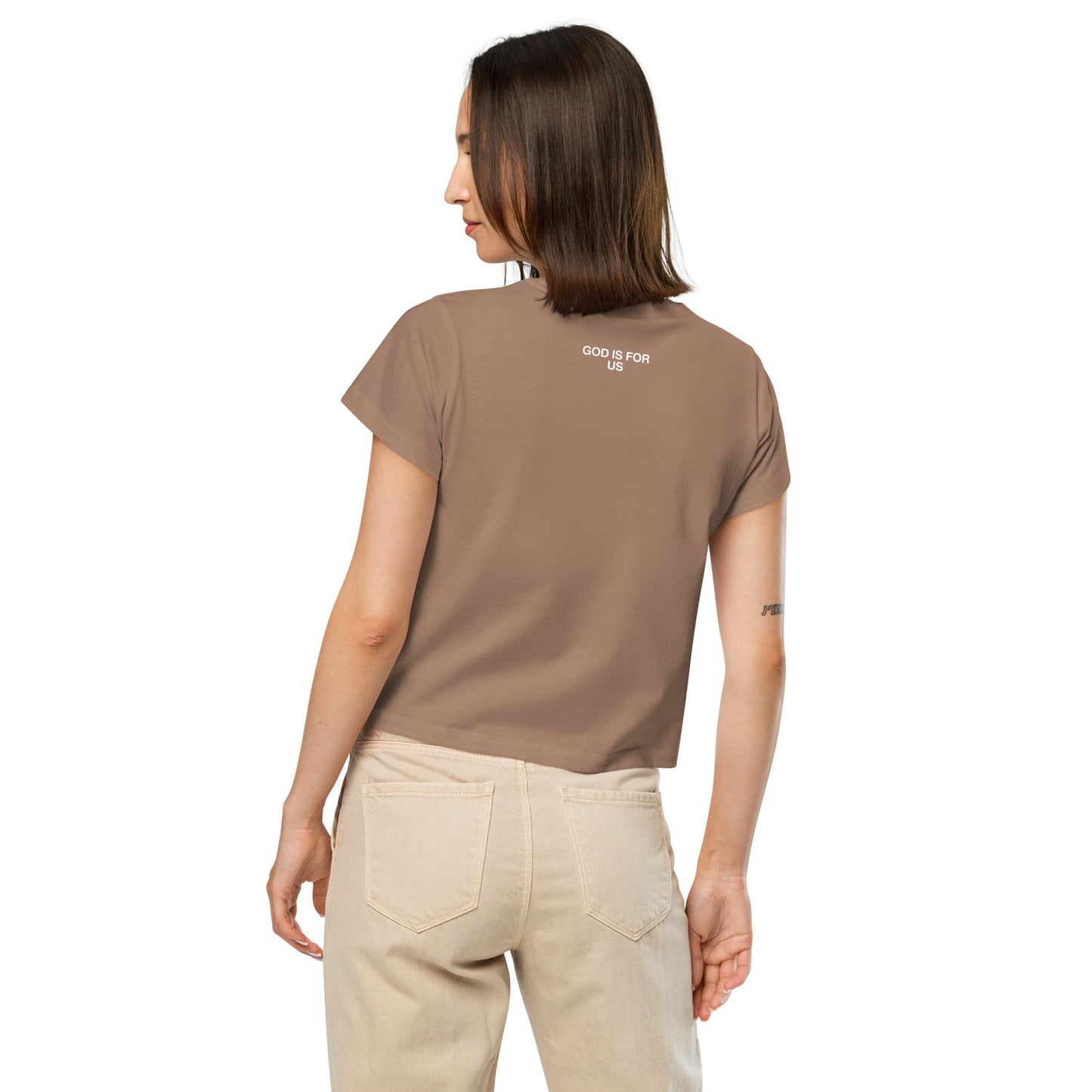 The High-Waisted Tee - GOD IS FOR US