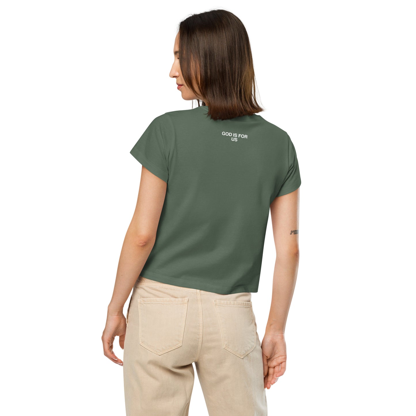 The High-Waisted Tee - GOD IS FOR US