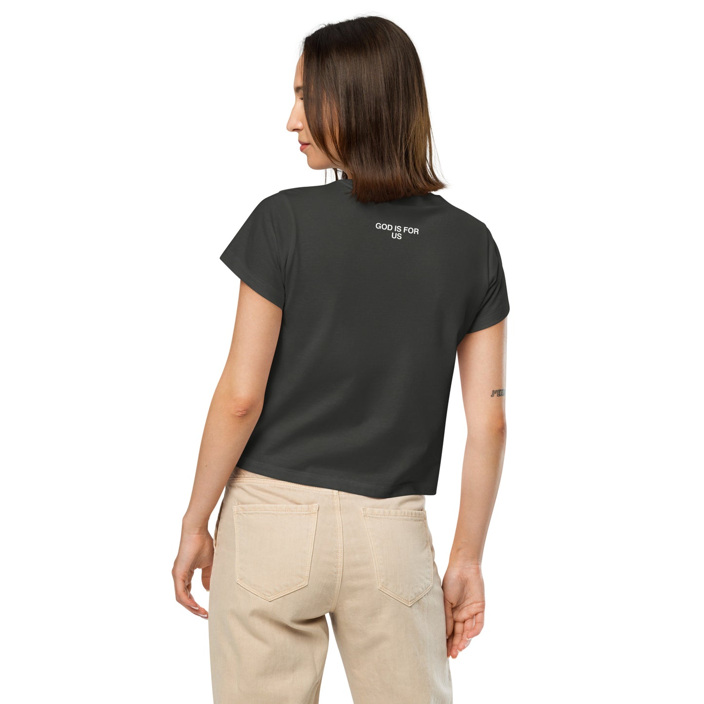 The High-Waisted Tee - GOD IS FOR US