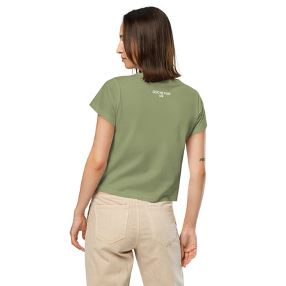The High-Waisted Tee - GOD IS FOR US